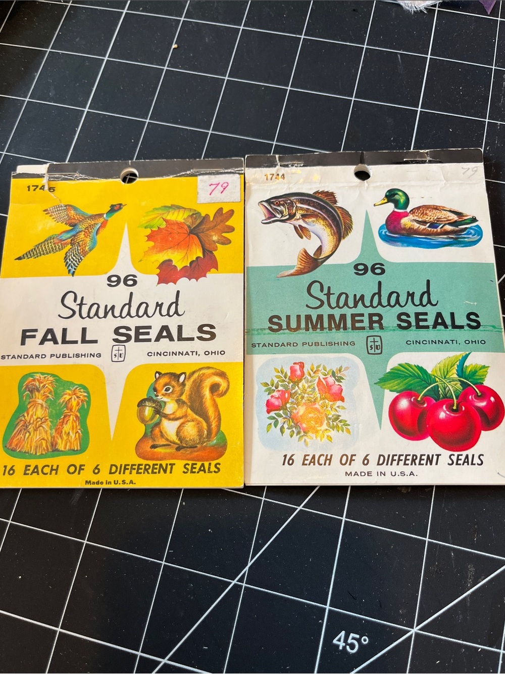 Standard Fall & Summer Seals Vintage Sticker Booklets